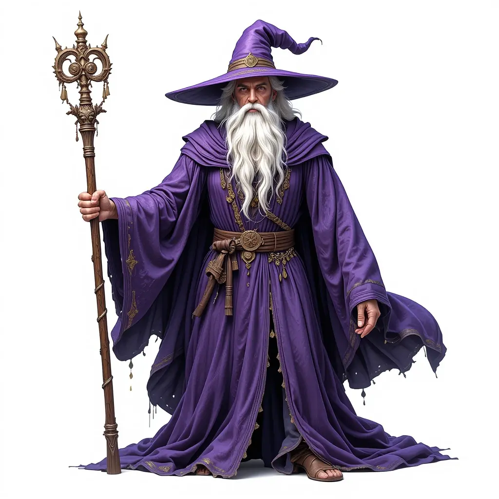 Wizard in purple